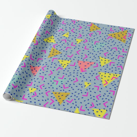 Abstract patroon cadeaupapier (Uitgerold)