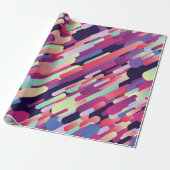 Abstract patroon cadeaupapier (Uitgerold)