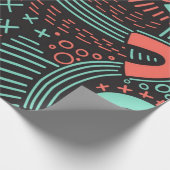 Abstract patroon cadeaupapier (Hoek)