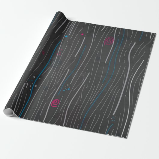 Abstract patroon cadeaupapier (Uitgerold)