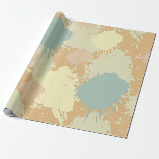 Abstract patroon cadeaupapier (Uitgerold)