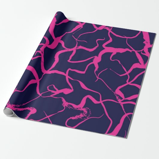 Abstract patroon cadeaupapier (Uitgerold)