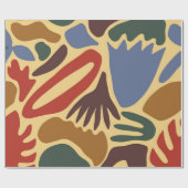 Abstract patroon cadeaupapier (Vlak)