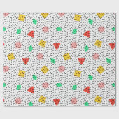 Abstract patroon cadeaupapier (Vlak)