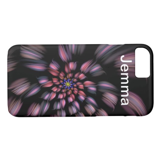 Abstract patroon Case-Mate iPhone case (Achterkant (Horizontaal))