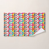 Abstract Patroon Chic Colorful Bad Handdoek (Handdoek)