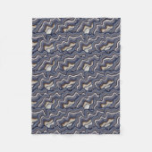ABSTRACT patroon COOL Digital Rock Fleece Deken (Voorkant)