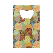 Abstract patroon creditkaart flessenopener (Achterkant)