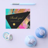 Abstract patroon dankzij je vlieger flyer (Enkel)