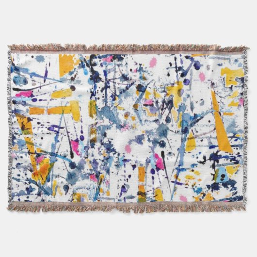 Abstract patroon deken (Voorkant)