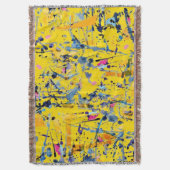 Abstract patroon deken (Voorkant Verticaal)
