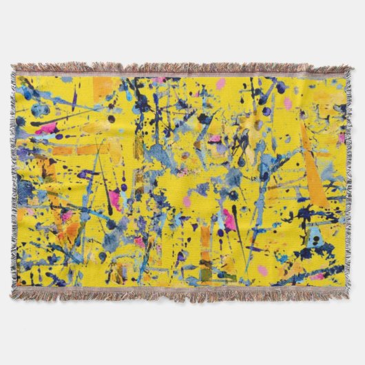 Abstract patroon deken (Voorkant)
