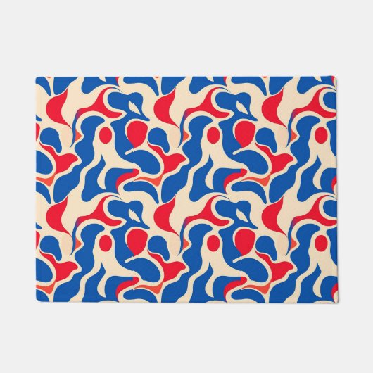Abstract patroon deurmat (Voorkant)