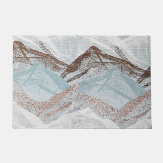 Abstract patroon deurmat (Voorkant)