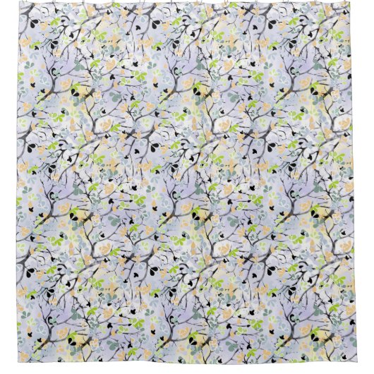 Abstract patroon douchegordijn (Voorkant)