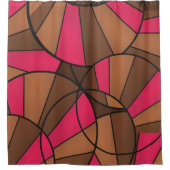 Abstract patroon douchegordijn (Voorkant)