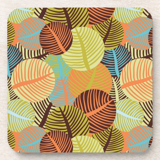 Abstract patroon drankjes onderzetter (Voorkant)