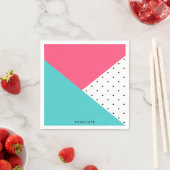 Abstract patroon driehoeken servet (Insitu)