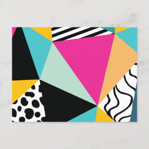 abstract patroon feestdagenkaart