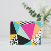 abstract patroon feestdagenkaart (Staand voorkant)