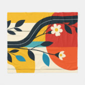 abstract patroon fleece deken (Voorkant (Horizontaal))