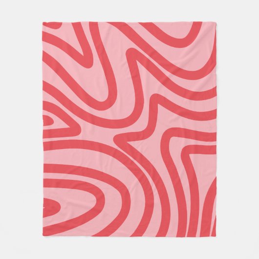 abstract patroon fleece deken (Voorkant)