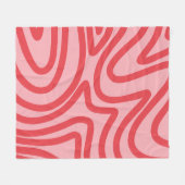 abstract patroon fleece deken (Voorkant (Horizontaal))