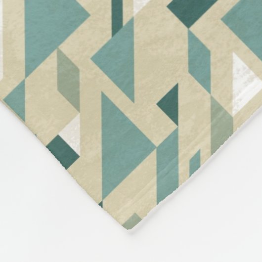 Abstract patroon fleece deken (Hoek)