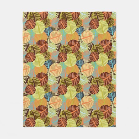 Abstract patroon fleece deken (Voorkant)