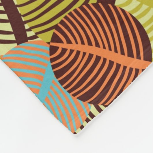 Abstract patroon fleece deken (Hoek)