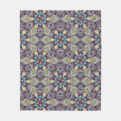 Abstract patroon fleece dekens (Voorkant)