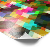 Abstract patroon foto afdruk (Hoek)