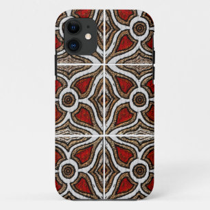 Abstract patroon geïnspireerd door de Portugese A iPhone 11 Hoesje