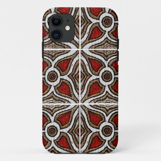 Abstract patroon geïnspireerd door de Portugese Az Case-Mate iPhone Case (Achterkant)