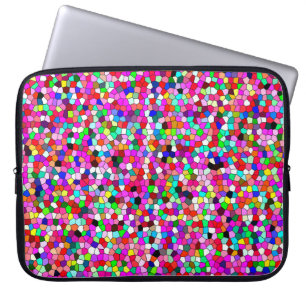abstract patroon, gekleurd mozaïekbehangpapier, ge laptop sleeve