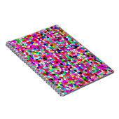 abstract patroon, gekleurd mozaïekbehangpapier, ge notitieboek (Rechterzijde)