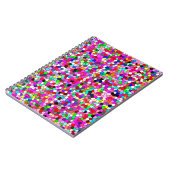 abstract patroon, gekleurd mozaïekbehangpapier, ge notitieboek (Linkerzijde)