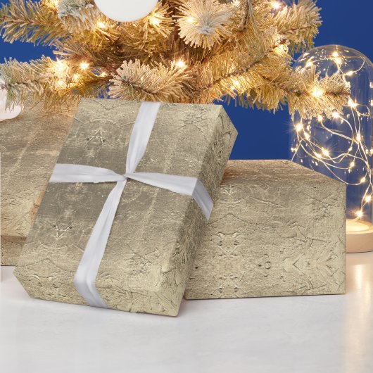 Abstract Patroon Golden Cadeaupapier (Feestdagen)