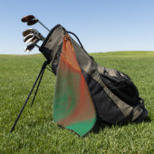 abstract patroon. golfhanddoek (Groen)