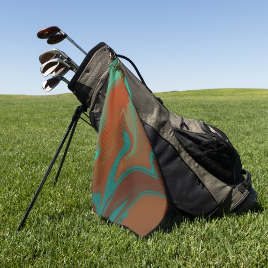 abstract patroon, golfhanddoek (Groen)
