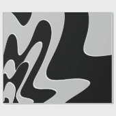 Abstract patroon - grijs cadeaupapier (Vlak)