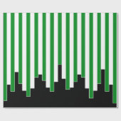Abstract patroon - groen cadeaupapier (Vlak)