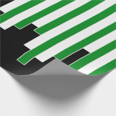 Abstract patroon - groen cadeaupapier (Hoek)