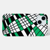 Abstract patroon - groen Case-Mate iPhone case (Achterkant (horizontaal))