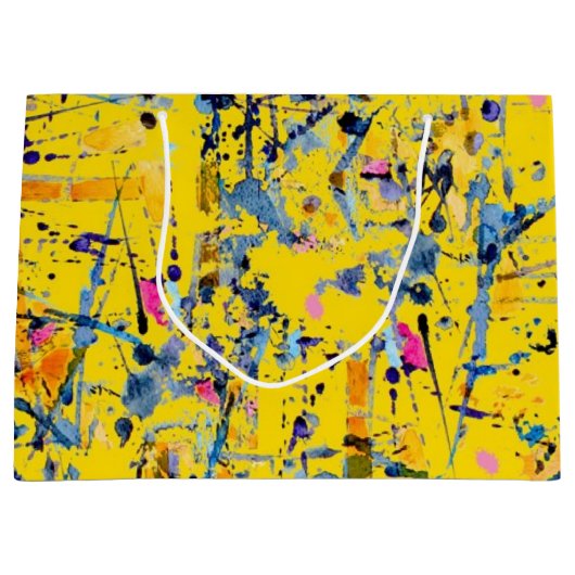 Abstract patroon groot cadeauzakje (Voorkant)