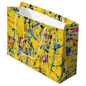Abstract patroon groot cadeauzakje (Voorkant Gekanteld)