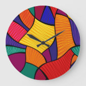 Abstract patroon grote klok (Voorkant)