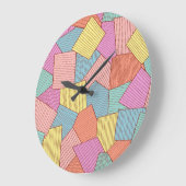 Abstract patroon grote klok (Hoek)