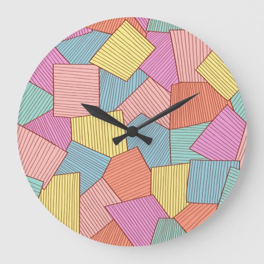 Abstract patroon grote klok (Voorkant)