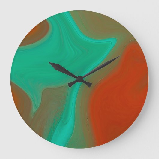 abstract patroon grote klok (Voorkant)